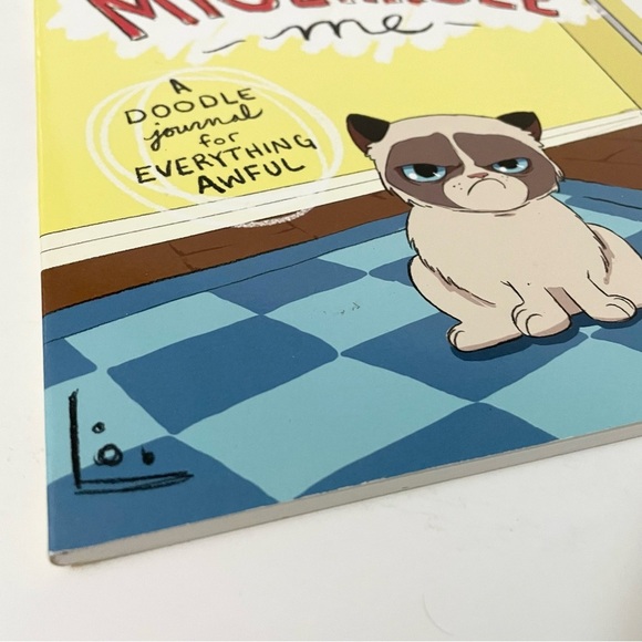 Grumpy Cat's All About Miserable Me A Doodle Journal Book - Picture 2 of 13